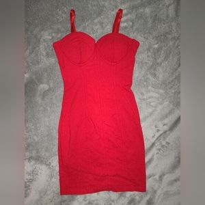 little red blāshe dress :)
